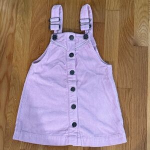 Charming Pink Kids Overall Dress